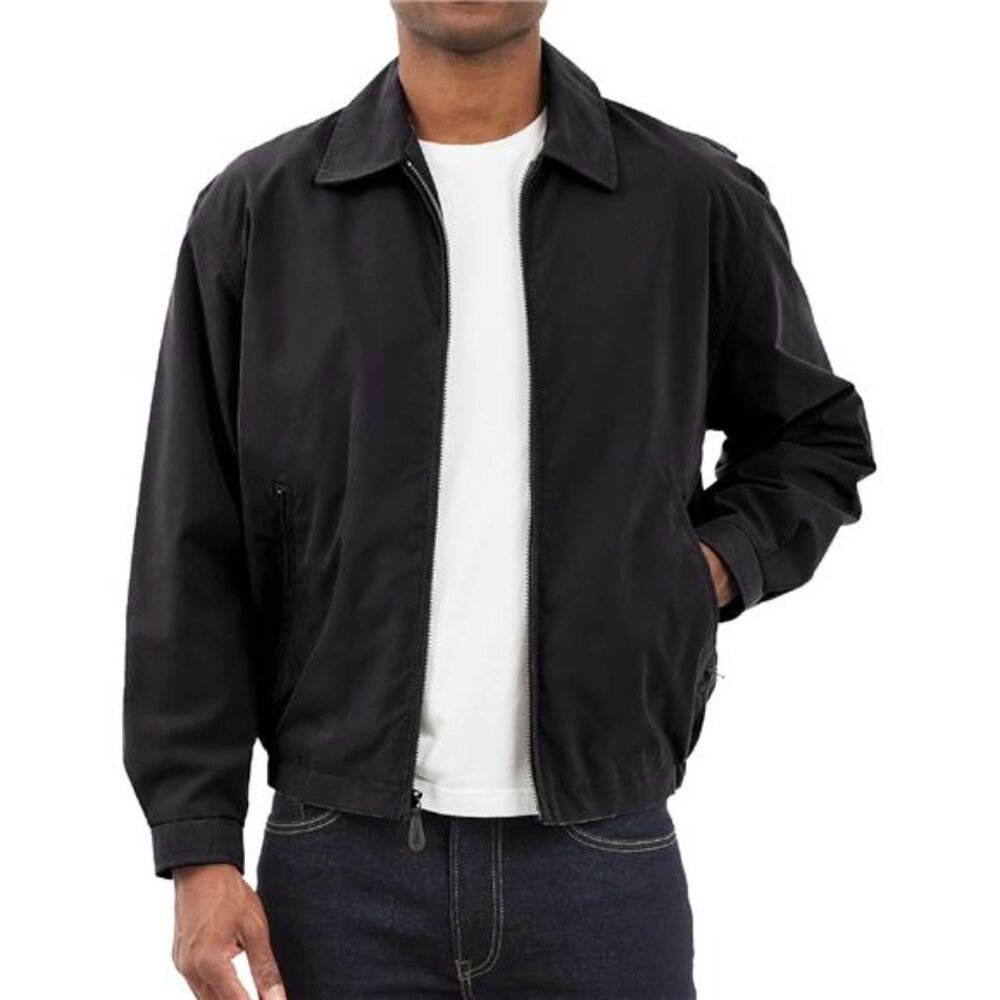 Mens Golf Jacket Wind and Water Resistant Zip Front Lightweight Big Tall Sizes